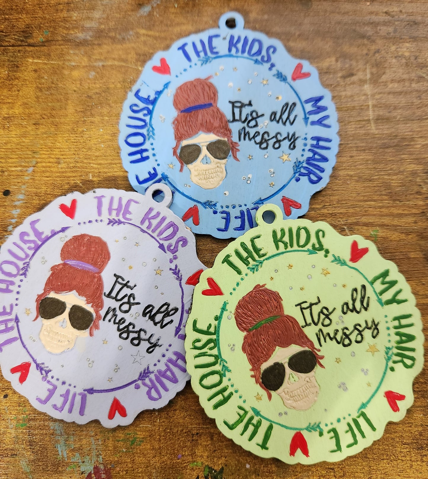 Skully Ornaments